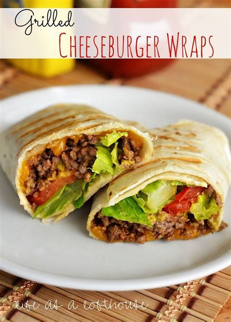 Grilled Cheeseburger Wraps Looks Fun For A Summer Dinner Beef