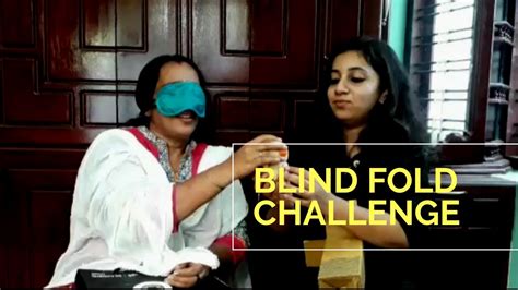 BLINDFOLD CHALLENGE MOM DAUGHTER EDITION LOVING MOM BONDING