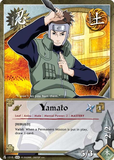 Yamatotenzou Naruto Kononinja Yamato Anime Naruto