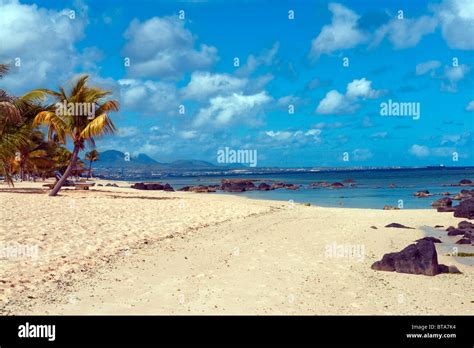 Beach In Front Of The Hotel Victoria Pointe Aux Piments Mauritius