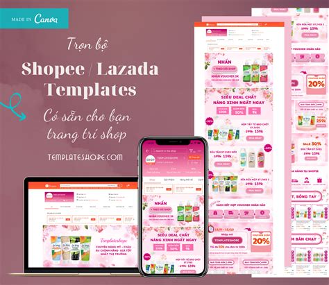 Shopeelazada Template Ngành Mỹ Phẩm Sắc đẹp Sức Khoẻ Nhà Cửa And đời