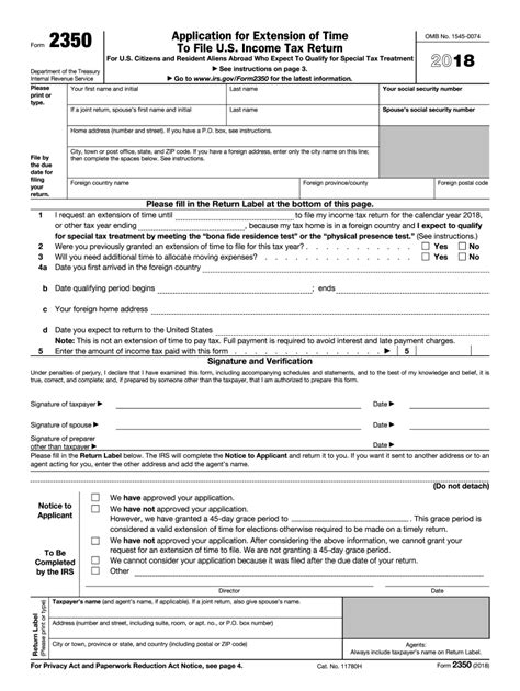 Irs Extension Form 4868 Fillable Pdf Printable Forms Free Online