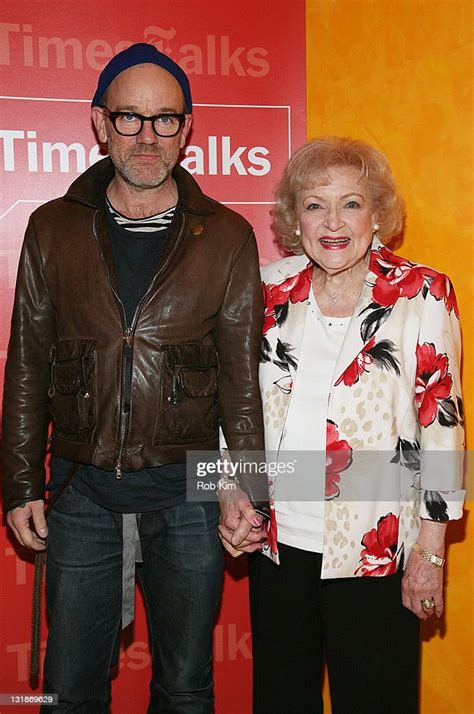 Michael Stipe And Betty White Attend The New York Times Timestalk At