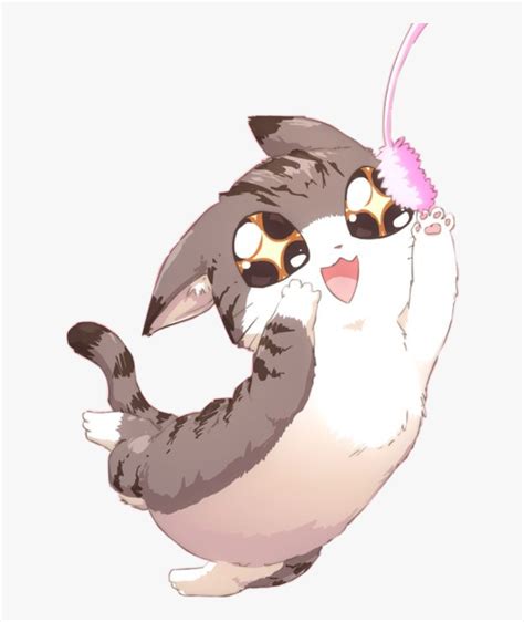 Cute Anime Cat Posted By Andrew Nina