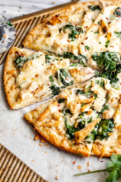 Chicken Alfredo Pizza Recipe How To Make The Best White