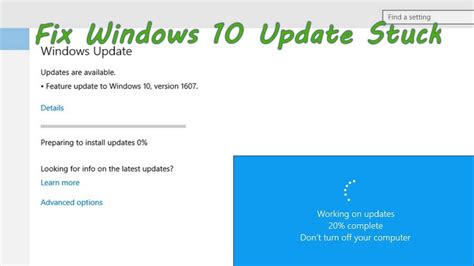 How To Fix Windows 10 When Stuck Update On Working On Updates Fix Stuck