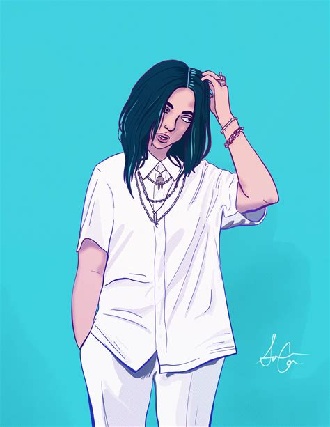 Please download one of our supported browsers. Billie Eilish Drawing Cartoon Bad Guy