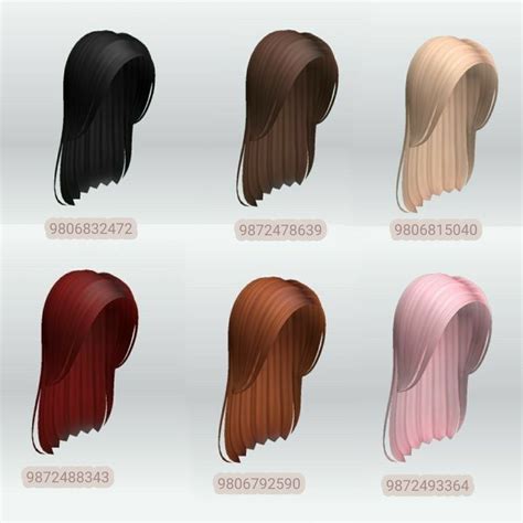 The Hair Color Chart For Different Types Of Hair Is Shown In Multiple