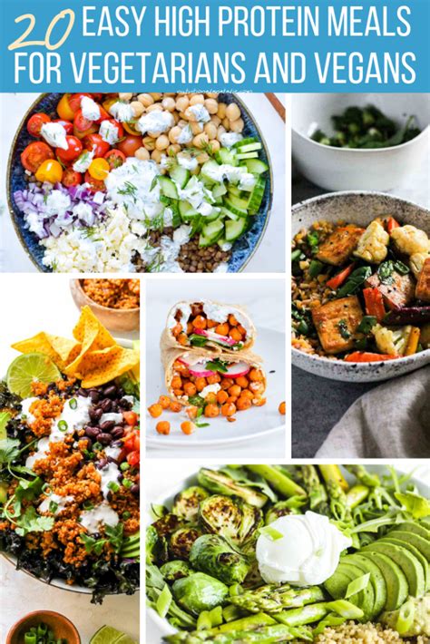 25 High Protein Vegetarian & Vegan Meals to energize ...