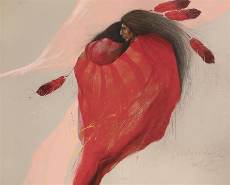 Lot Frank Howell Red Feathers In A Salmon Sky 1986