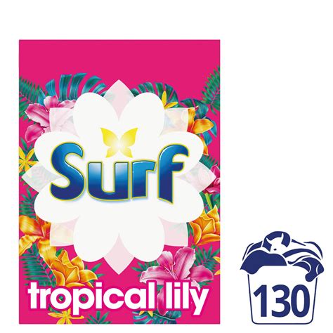 Surf Laundry Powder Tropical Lily 65 Kg 130 Washes Washing Powders