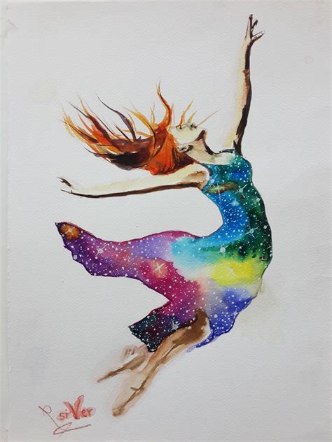 Ballet Dance Watercolor By Siver Serwer Water Painting Oil Painting
