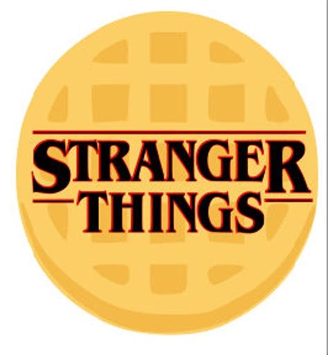 Stranger Things Waffle Svg