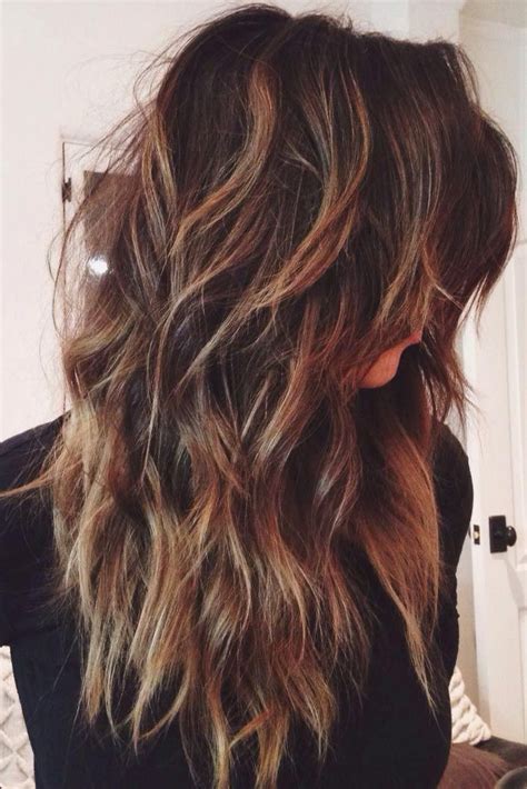 The wavy texture adds a layered effect to it. Long Haircuts With Layers For Every Type Of Texture | Hair ...