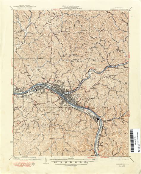 West Virginia Historical Topographic Maps Perry Castañeda Map