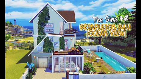 The Sims 4 House Build Brindleton Bay Ocean View Youtube