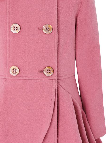 Twirl Ruffle Coat Pink Girls Coats And Jackets Monsoon Uk