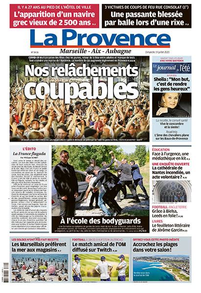 La Provence Marseille  19 Juillet 2020 (No. 8436) » Download PDF