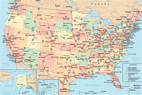 Mapa De Carreteras De Estados Unidos Mapa De Estados Unidos