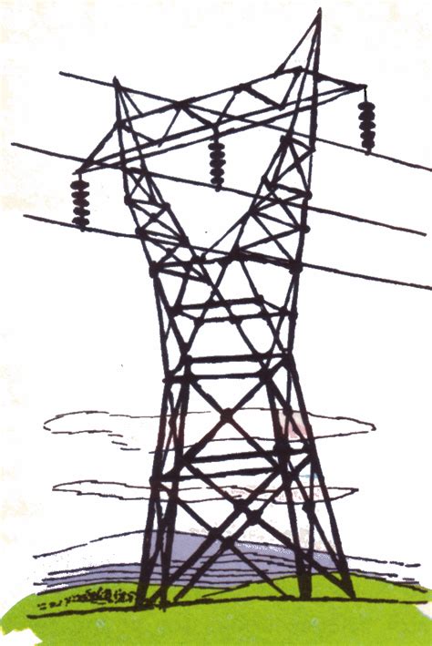 Electricity Pylon Clipart Clipground