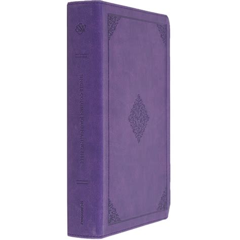 Large Print Esv Single Column Journaling Bible Lavender Mardel 3996139