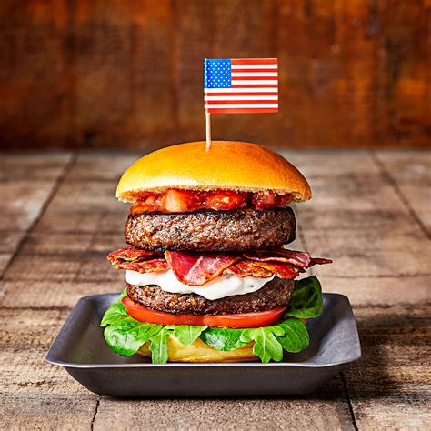 American Flag Burger Picks Drinkstuff
