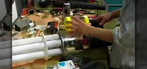 Without a doubt, the hower gatling gun is fascinating, cute, authentic in design and i found it impossible not to smile while cranking off a steady stream of.22 caliber bullets from the 12″ barrels. How to Make a Gatling gun arm costume « Costuming ...