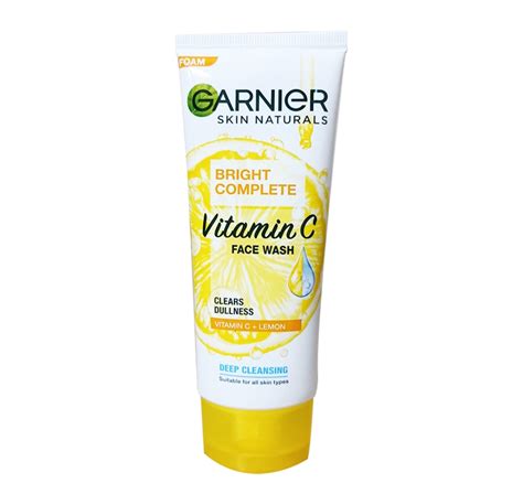 Garnier Bright Complete Vitamin C Face Wash 100ml Cosmedplanet