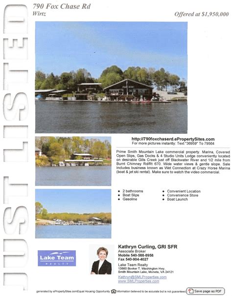 Smith mountain lake is also easy to reach by car from several cities along this part of the eastern seaboard. FoxPort Marina & Lodge Smith Mtn Lake VA FOR SALE: Marina ...