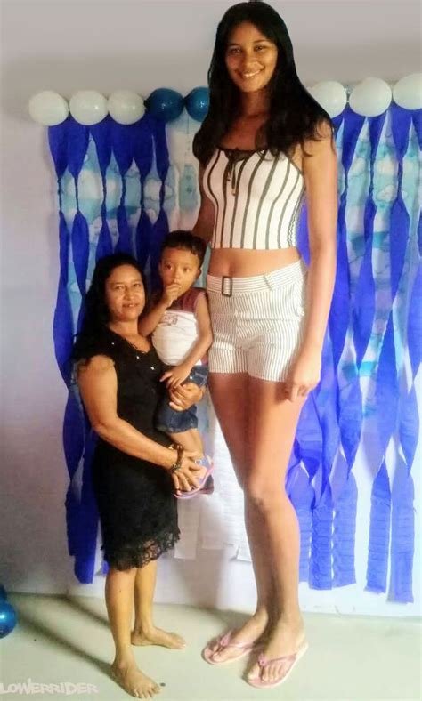 Elisany Da Cruz Silva With Son And Tiny Friend By Lowerrider On Deviantart Tall Women Fashion