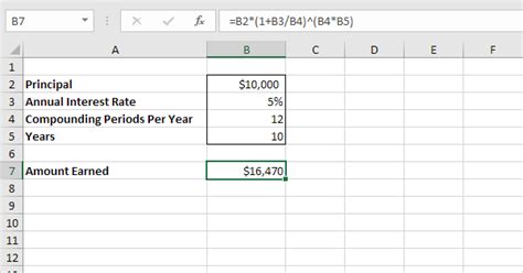 Compound Interest Formula In Excel Easy Calculator