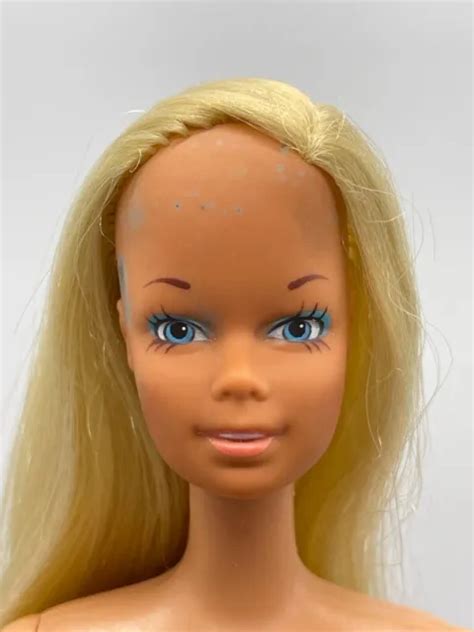 BARBIE MALIBU DOLL Stacey Face Mold Blonde Nude Korea Replacement OOAK
