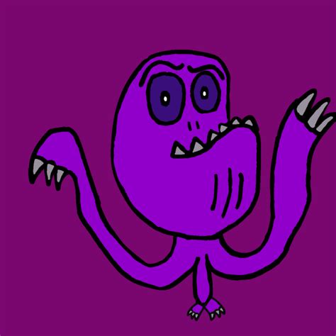 Purple Monster Ibispaint