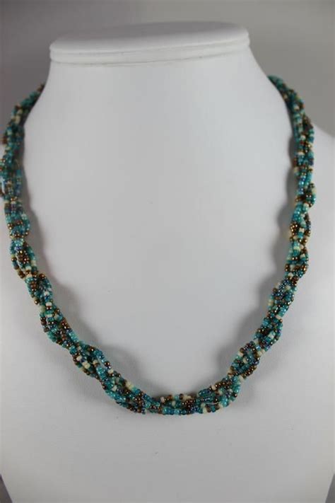 Seed Bead Twisted Necklace So Simple But Makes A Great Statement