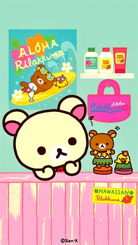 Aloha Rilakkuma Wallpapers Top Free Aloha Rilakkuma Backgrounds