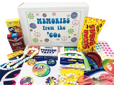 Woodstock Candy 1960s Time Capsule T Box Assortment With Retro Nostalgia Candy