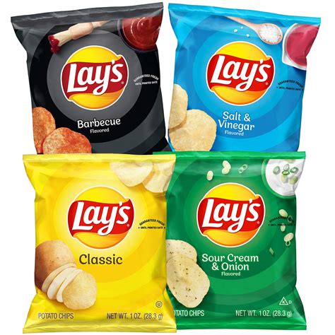 Lays Potato Chip Variety Pack 1 Ounce Pack Of 40 Buy Online In