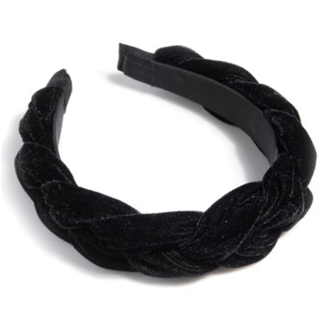 Black Braided Chunky Headband
