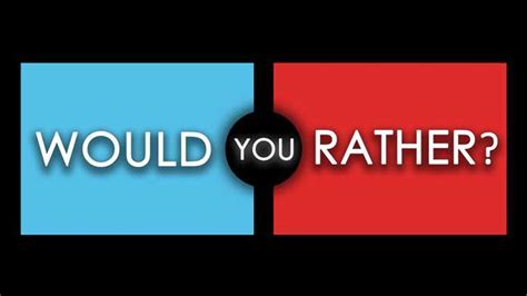Would You Rather Games Download Youth Ministry