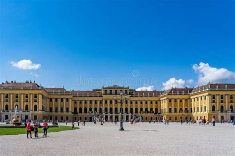 Schonbrunn Palace In Vienna Wien Austria Editorial Photography