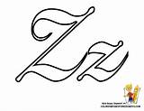 Alphabet Coloring Cursive Yescoloring Lowercase Uppercase Letters Printable Classic Writing Alphabets Letras Elegant Bubble sketch template