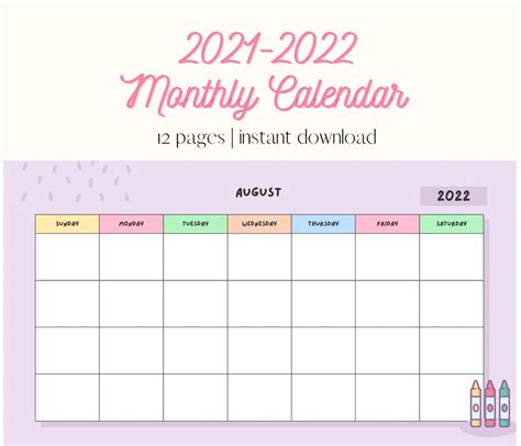 Aesthetic Printable Calendar 2022 Calendar Example And Ideas Imagesee