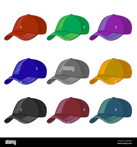 Pink Hat Baseball Cap Stock Vector Images Alamy