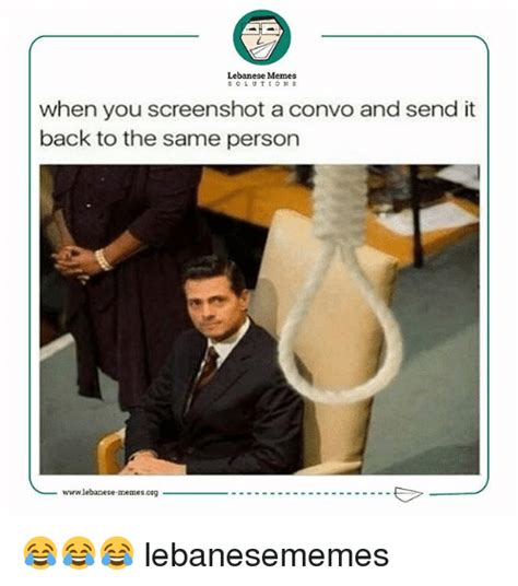 Lebanese Memes So L U T I O N S When You Screenshot A Convo And Send It