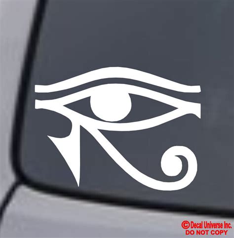 Eye Of Ra Horus Egyptian God Vinyl Decal Sticker Window Wall Bumper Pagan Symbol Ebay