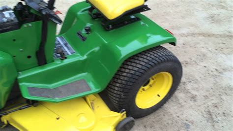 The john deere 317 is a 2wd lawn tractor from the 300 series. John deere 317 - YouTube