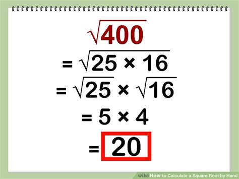 How To Calculate A Square Root By Hand With Calculator