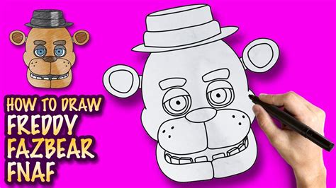 How To Draw Freddy Fazbear Head From Fnaf Step By Step Drawing Guide