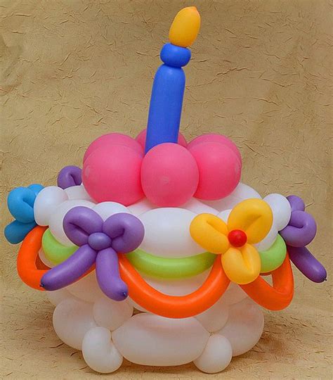 Balloon Birthday Cake Balloon Crafts Birthday Balloons Balloon