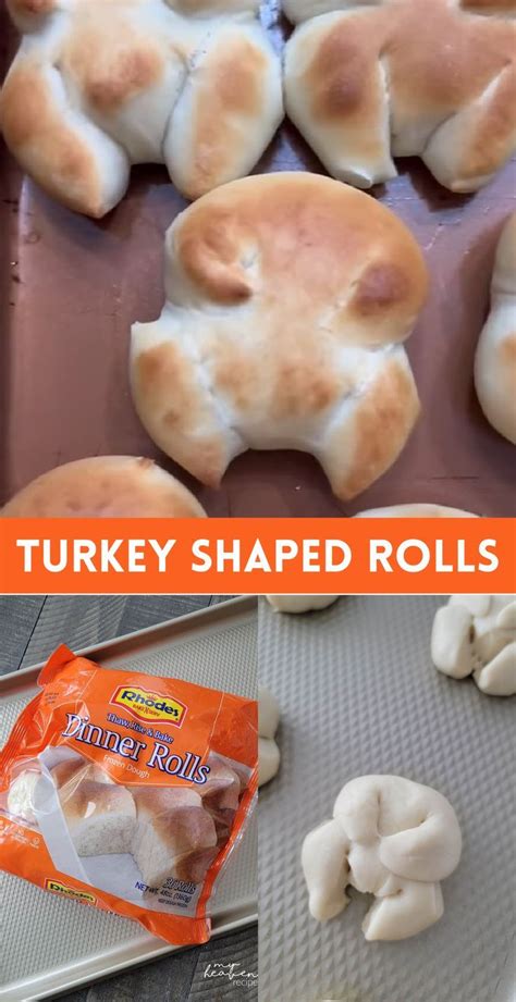 Turkey Shaped Rolls Easy Thanksgiving Side Dish